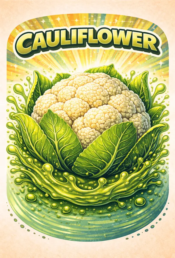 Cauliflower ingredient formats: frozen florets, cauliflower rice, puree, powder