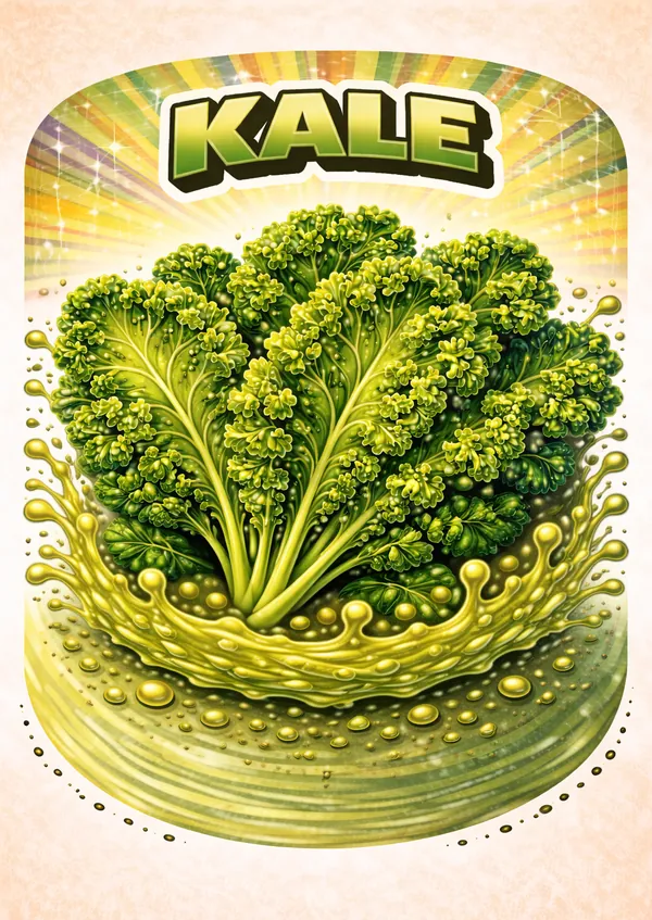 Bulk kale ingredient formats: concentrate, puree, powder, frozen